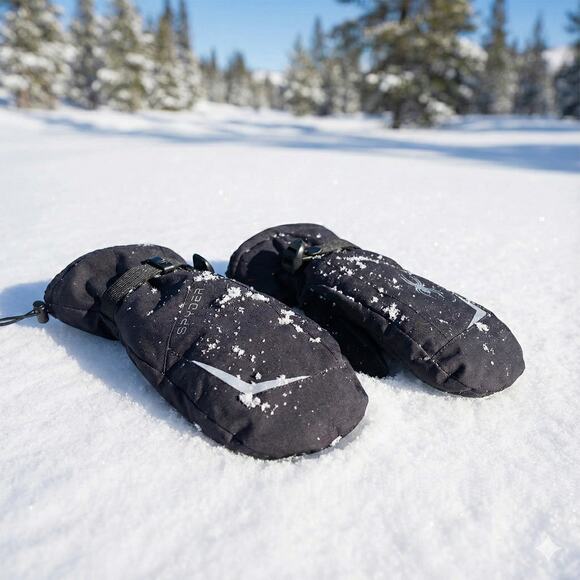 Spyder Ski Mittens | Men's XL | 3M Thinsulate Insulation | Black - Picture 4 of 4